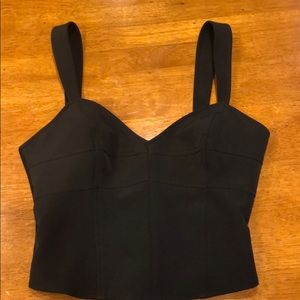 Black Leith crop top